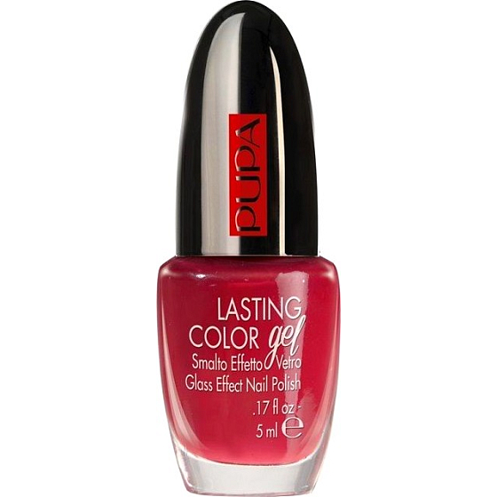 Pupa Lasting Color gélový lak na nechty 100 Tropical Red 5 ml