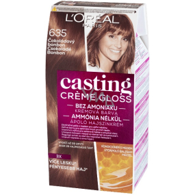 Loreal Paris Casting Creme Gloss farba na vlasy 635 čokoládový bonbón