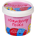 Bomb Cosmetics Jahodová pláň - Strawberry Fields prírodný telový sprchový peeling 365 ml