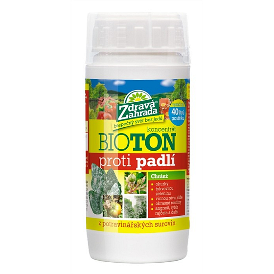 Zdravá záhrada Bioton fungicíd biologický prípravok proti múčnatke 200 ml