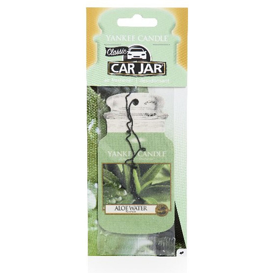 Yankee Candle Aloe Water - Voda s Aloe Classic vonná visačka do auta papierová 12 g