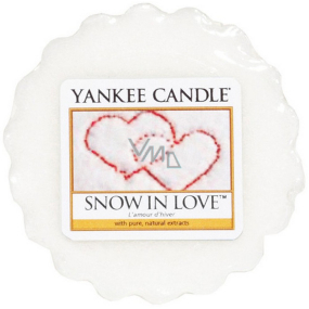 Yankee Candle Snow in Love - Zamilovaný sneh vonný vosk do aromalampy 22 g