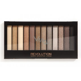 Makeup Revolution Iconic 2 paletka očných tieňov 12 x 1,1 g