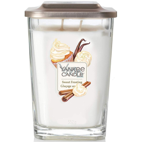 Yankee Candle Sweet Frosting - Sladká poleva sójová vonná sviečka Elevation veľká sklo 2 knôty 552 g