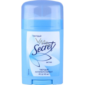 Secret Active antiperspirant dezodorant tuhý stick pre ženy 40 ml