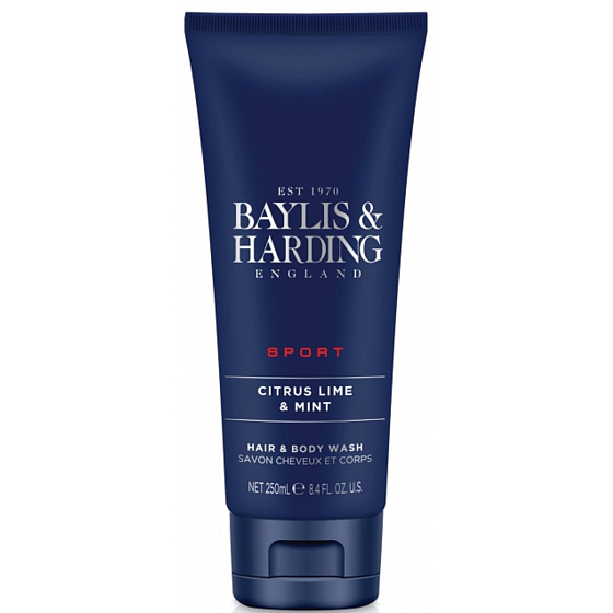 Baylis & Harding Men Limetka a Mäta 2v1 umývací gél na vlasy a telo pre mužov 250 ml