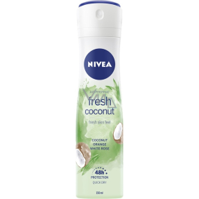 Nivea Fresh Coconut antiperspirant dezodorant sprej pre ženy 150 ml