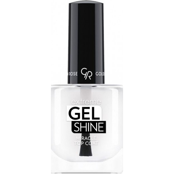 Golden Rose Extreme Gel Shine Miracle Top Coat krycí lak na nechty 10,2 ml