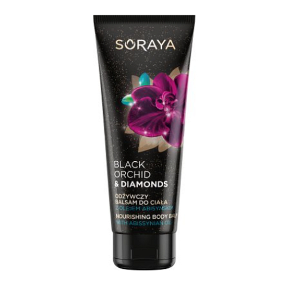 Soraya Black Orchid Čierna orchidea + Diamantový prášok výživný telový balzam 200 ml