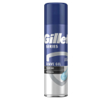 Gillette Series Čistiaci gél na holenie s dreveným uhlím pre mužov 200 ml