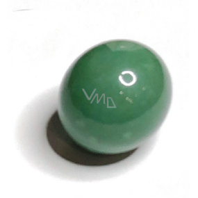 Avanturín zelený Hmatka, guľa Tromlovaný prírodný kameň 5 cm, kameň šťastia