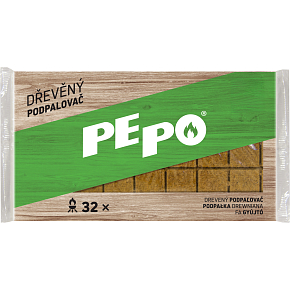 PE-PO drevený podpaľovač 32 podpaľov PE-PO drevený podpaľovač 32 podpaľov