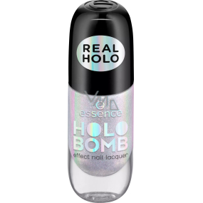Essence Holo Bomb lak na nechty s holografickým efektom 01 Ridin' Holo 8 ml