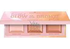 Essence Love that Glow & Bronze paletka kontúr 16 g