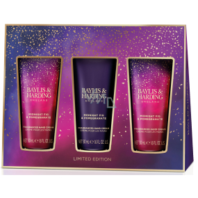 Baylis & Harding Fig and Pomegranate hand cream 3 x 50 ml, kozmetická sada pre ženy
