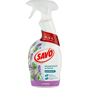 SAVO univerzálny dezinfekčný sprej Levanduľa, 700 ml SAVO univerzálny dezinfekčný sprej Levanduľa, 700 ml