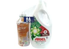 Univerzálny prací gél Ariel Extra Clean Power 34 dávok + zmäkčovadlo Lenor Vanilla Orchid & Golden Amber 28 dávok, duopack