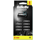 Gillette Mach3 Charcoal náhradní hlavice 8 kusů