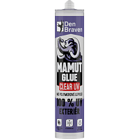 Den Braven Mamut Glue Clear 100 % UV Exteriér transparentné lepidlo, 290 ml
