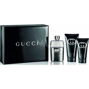 Gucci Guilty toaletná voda 50 ml + balzam po holení 50 ml + sprchový gél 50 ml, darčeková sada