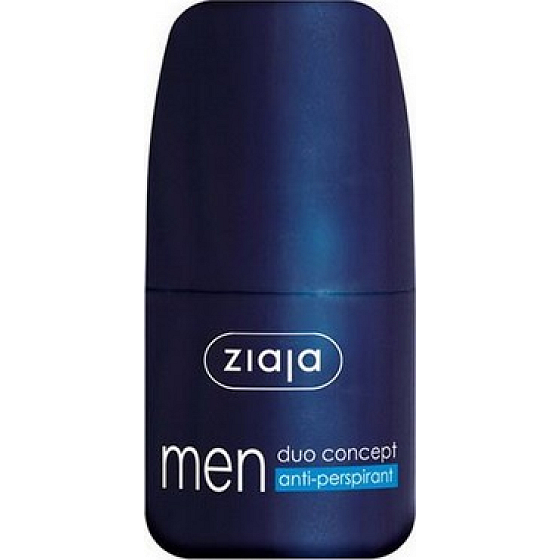 Ziaja Men Duo Concept guľôčkový antiperspirant deodorant roll-on pre mužov 60 ml