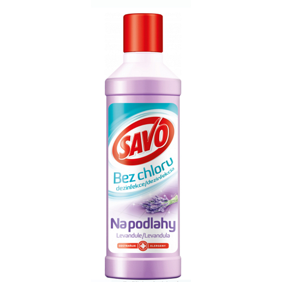 Savo Levanduľa Bez chlóru čistiaci a dezinfekčný prípravok na podlahy 1 l
