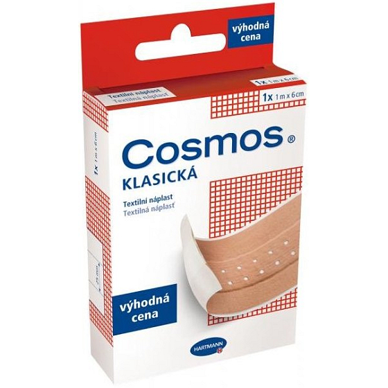 Cosmos Klasická textilná náplasť 1 m x 6 cm