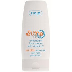 Ziaja Sun SPF 50 Antioxidačný krém s vitamínom 50 ml