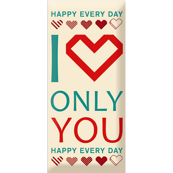 Bohemia Gifts Love Condoms darčekový kondóm I Love Only You 1 kus