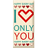 Bohemia Gifts Love Condoms darčekový kondóm I Love Only You 1 kus