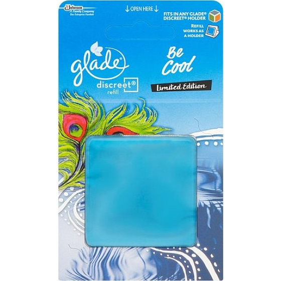 Glade Be Cool Discreet osviežovač vzduchu náhradná náplň 8 g