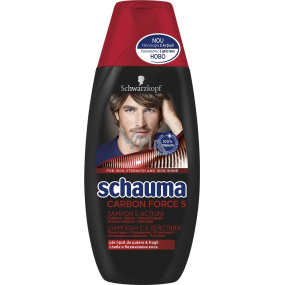 Schauma Men Carbon Force 5 šampón pre mužov 400 ml