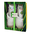 Grace Cole Tea Tree & Lime prípravok na umývanie nôh 200 ml + tonikum na chodidlá 200 ml + papuče, kozmetická sada