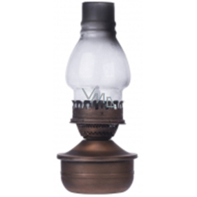 Emos Lampa kovová 1 LED teplá biela + časovač 16 x 32 cm