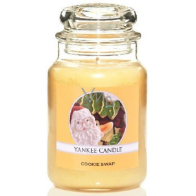 Yankee Candle Cookie Swap - Vanilkový košíček vonná sviečka Classic veľká sklo 623 g