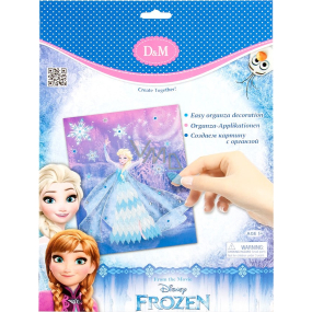 Disney Frozen Elsa kreatívne sada na zdobenie flitre, čipka