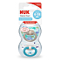Nuk Classic Happy Days silikónové cumlík 6-18 mesiacov Box