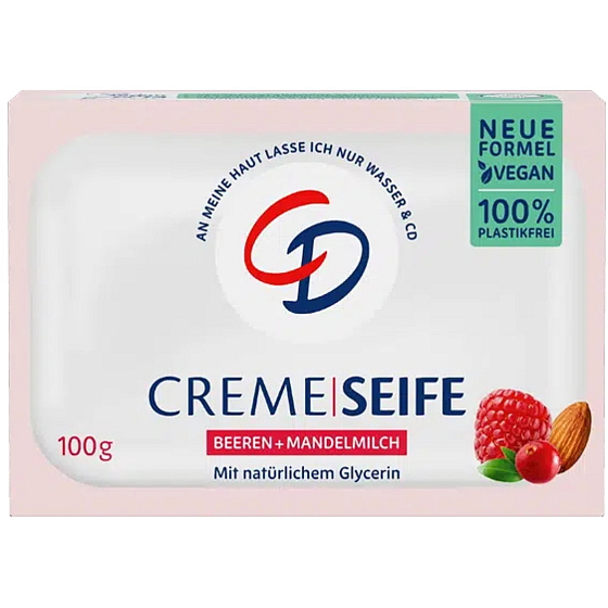 CD Mandľový olej a Malina glycerínové toaletné mydlo 125 g