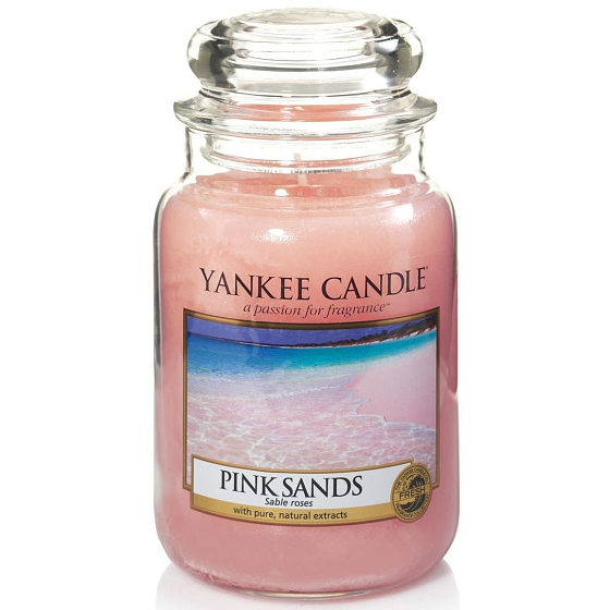 Yankee Candle Pink Sands - Ružové piesky vonná sviečka Classic veľká sklo 623 g