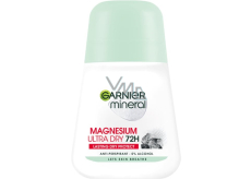 Garnier Mineral Magnesium Ultra Dry 72h guličkový antiperspirant dezodorant roll-on pre ženy 50 ml