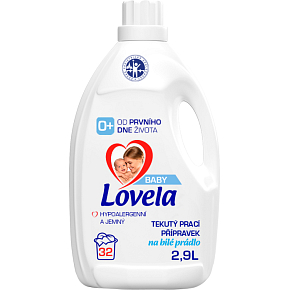 Lovela Biele prádlo prací gel 32 praní, 2,9 l