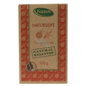 Kappus Natural Wellness Orange & Vanilla certifikovanej prírodnej mydlo 100 g
