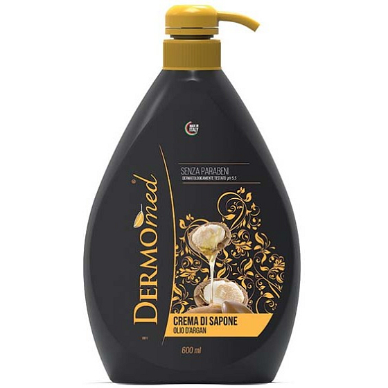 Dermomed Bio Arganový olej tekuté mydlo pumpička 600 ml