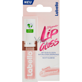 Labello Lip Gloss ošetrujúce olej na pery Transparent 5,5 ml
