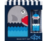 Baylis & Harding Kids Shark Washing Gel 130 ml + umývacie rukavice, kozmetická sada pre deti