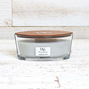 WoodWick Lavender & Cedar - Sviečka s vôňou levandule a cédru s dreveným knôtom a skleneným viečkom 453 g