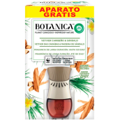 Air Wick Botanica Vetiver Caribeno & Sandalo - elektrický osviežovač vzduchu s karibským vetiverom a santalovým drevom 19 ml