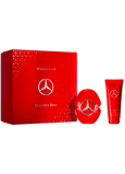 Mercedes-Benz Woman In Red parfumovaná voda 90 ml + telové mlieko 100 ml, darčeková súprava pre ženy