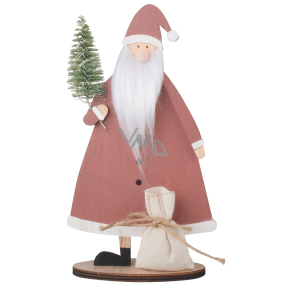 Santa s LED stromčekom 12 x 22 cm