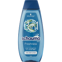 Schauma šampon Men 3v1 morské minerály a aloe vera, 400 ml